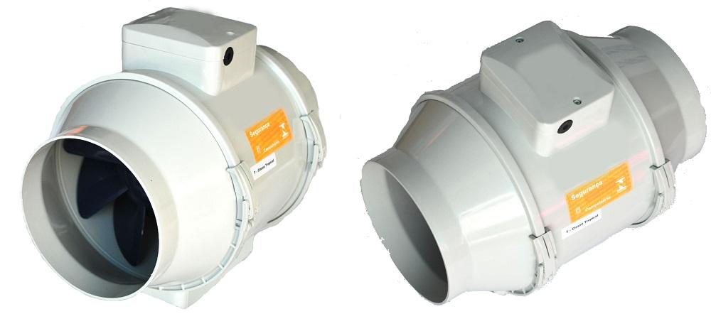 Exaustor Axial em Linha - In-lineTurbo